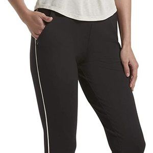 HUE 21273 Ponte 7/8 Leggings Black / Whisper White